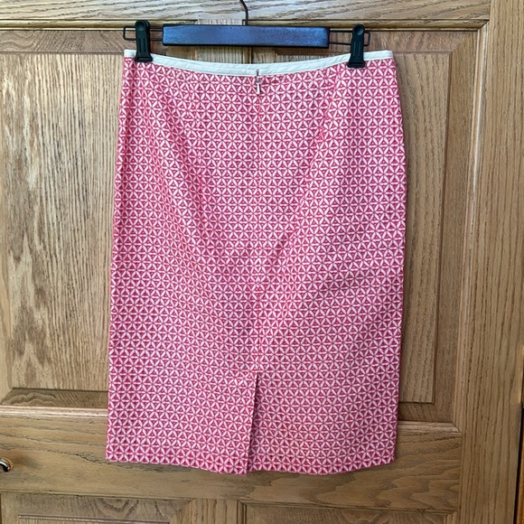 Talbots Pink/Cream Pencil Skirt - Picture 3 of 4